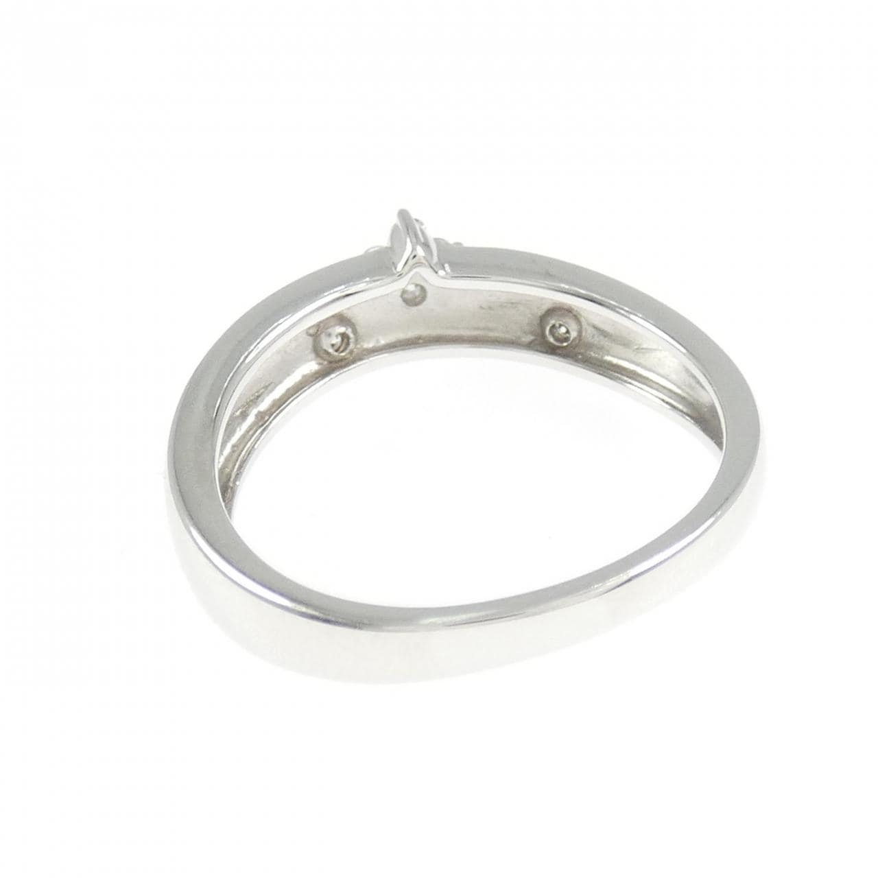 K18WG ダイヤモンド リング