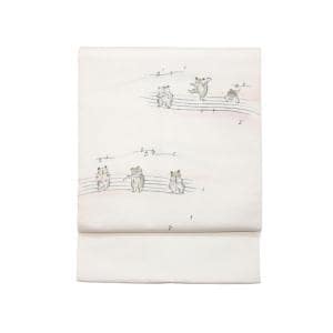 名古屋帯　友禅加工