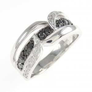 K18WG/K18BG ダイヤモンド リング 0.24CT