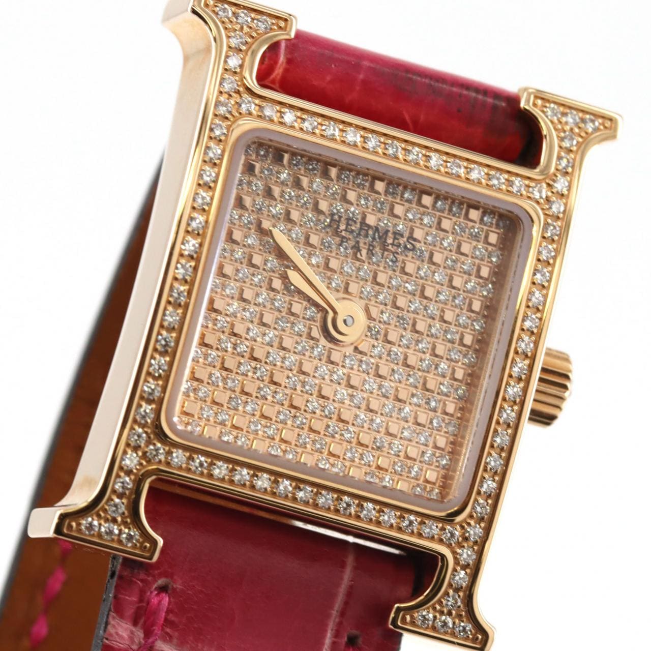 HERMES H Watch PG/D HH1.173 PG/RG Quartz