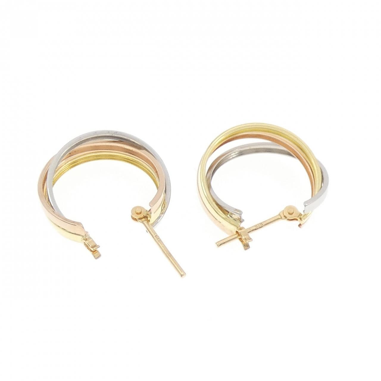 【新品】K18YG/PT900/K18PG ピアス