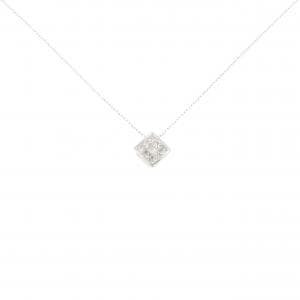 K18WG ダイヤモンド ネックレス 0.20CT