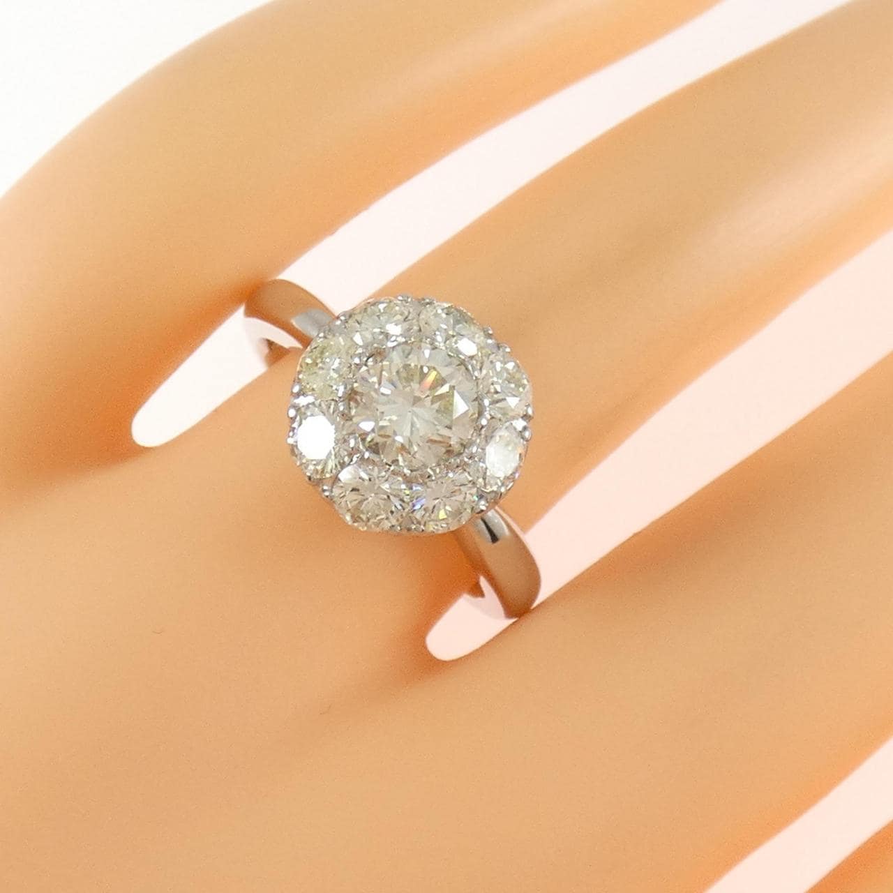 PT900 ダイヤモンド リング 0.802CT VLY SI2 Good