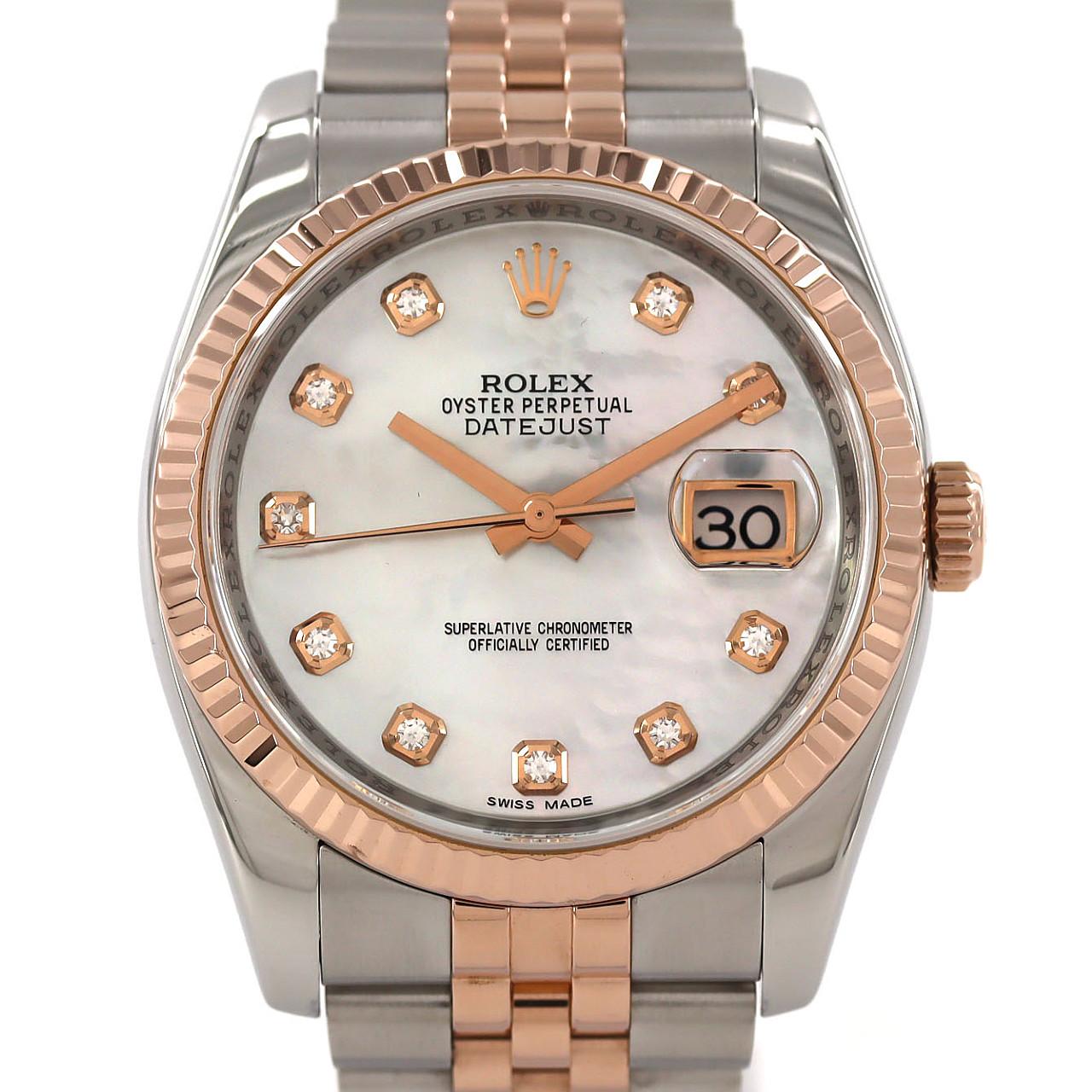 ロレックス デイトジャスト 116231NG SSxPG 自動巻 ランダム番