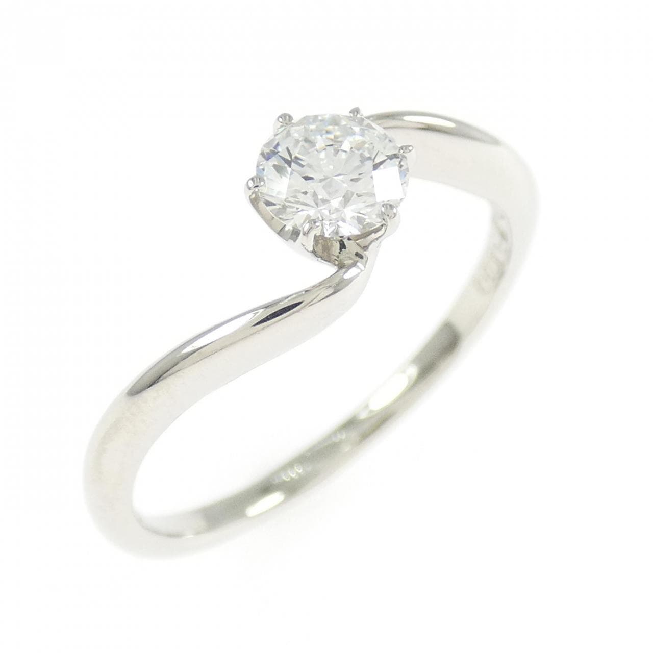 PT1000 ダイヤモンド リング 0.354CT D VVS2 VG