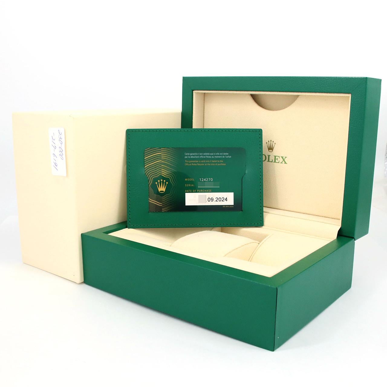 ロレックス エクスプローラーI 124270 SS 自動巻 ランダム番