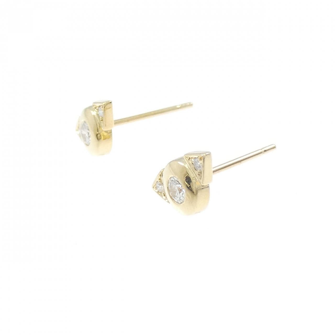 K18YG ダイヤモンド ピアス 0.20CT