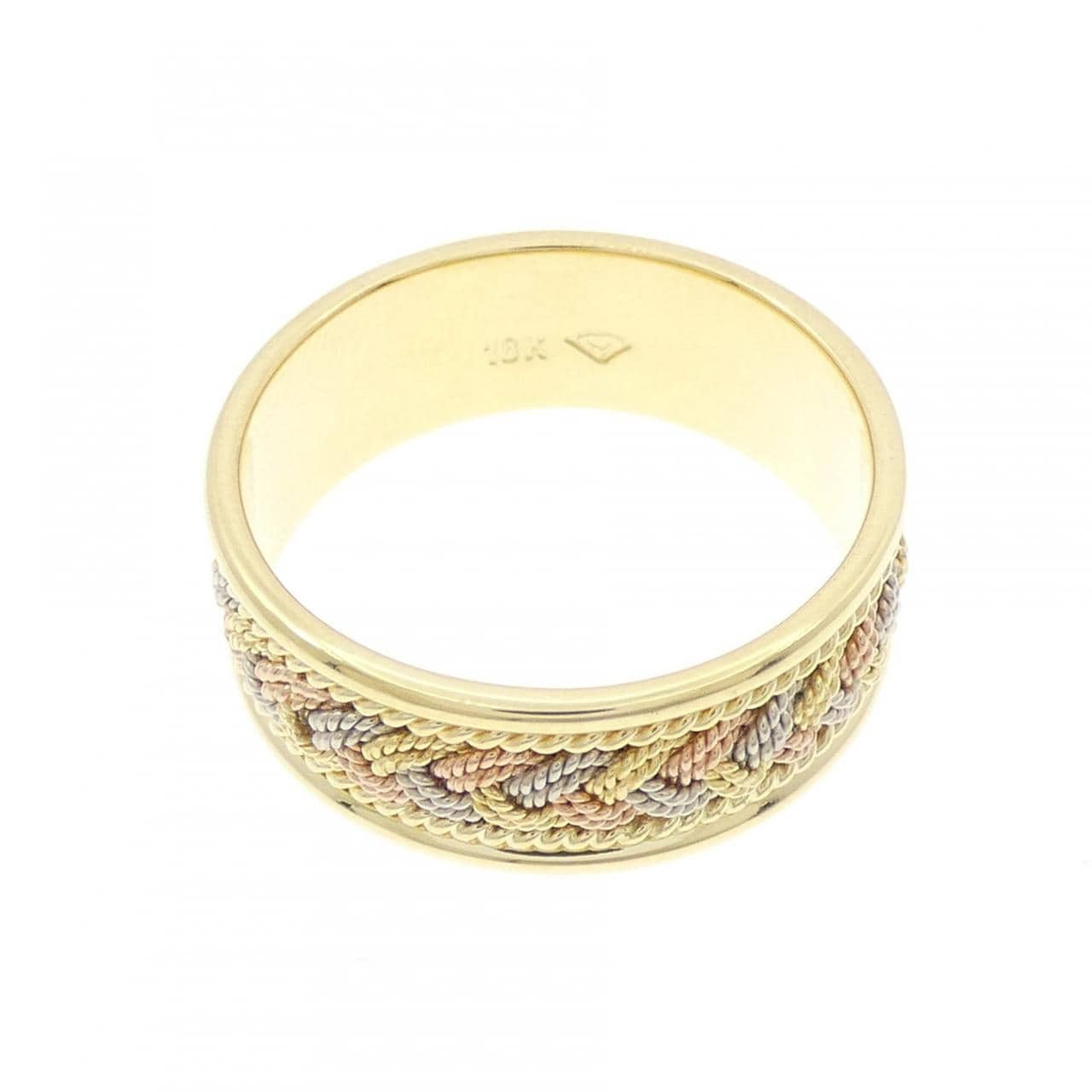 18Kスリーカラー リング