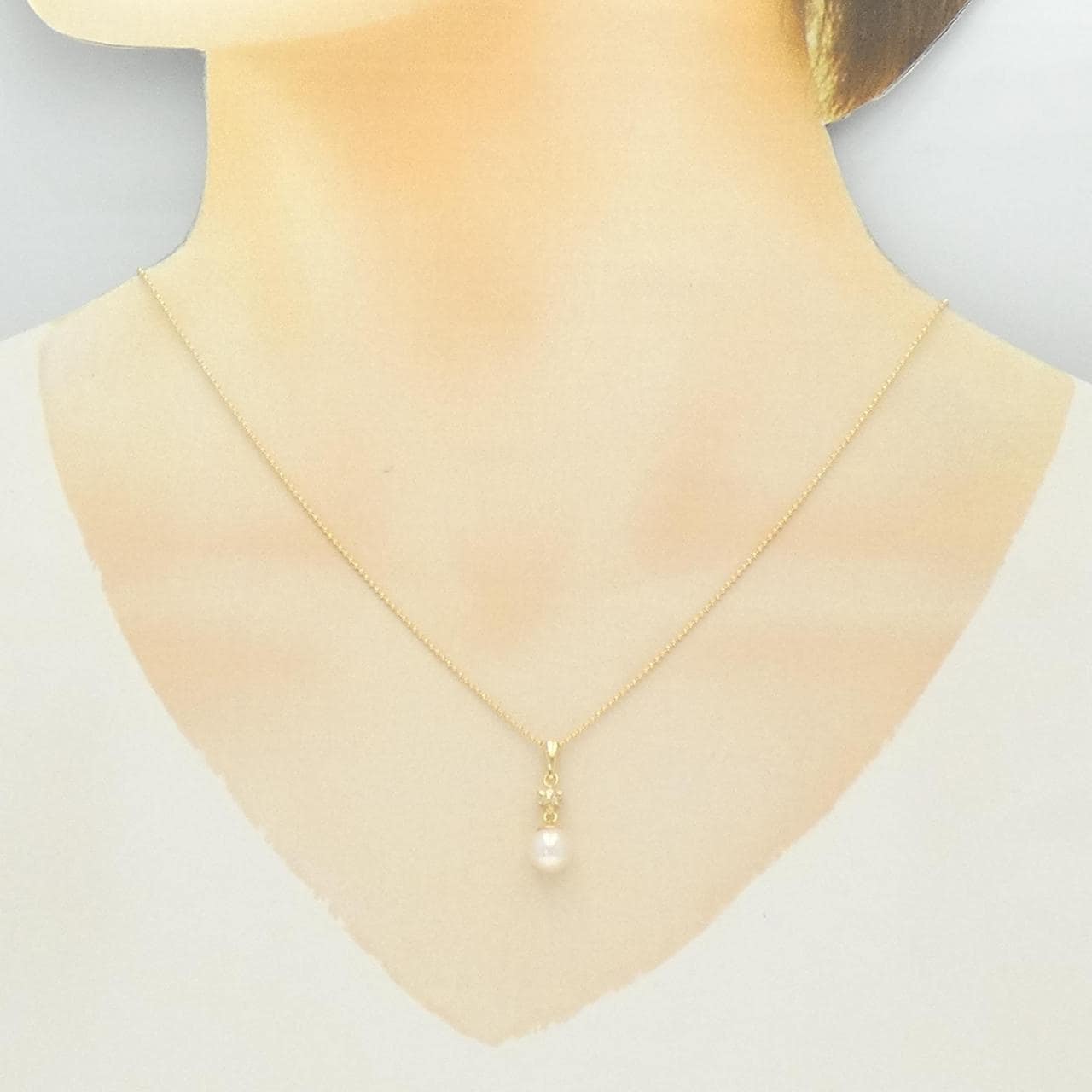 K18YG アコヤパール ネックレス 7.0mm