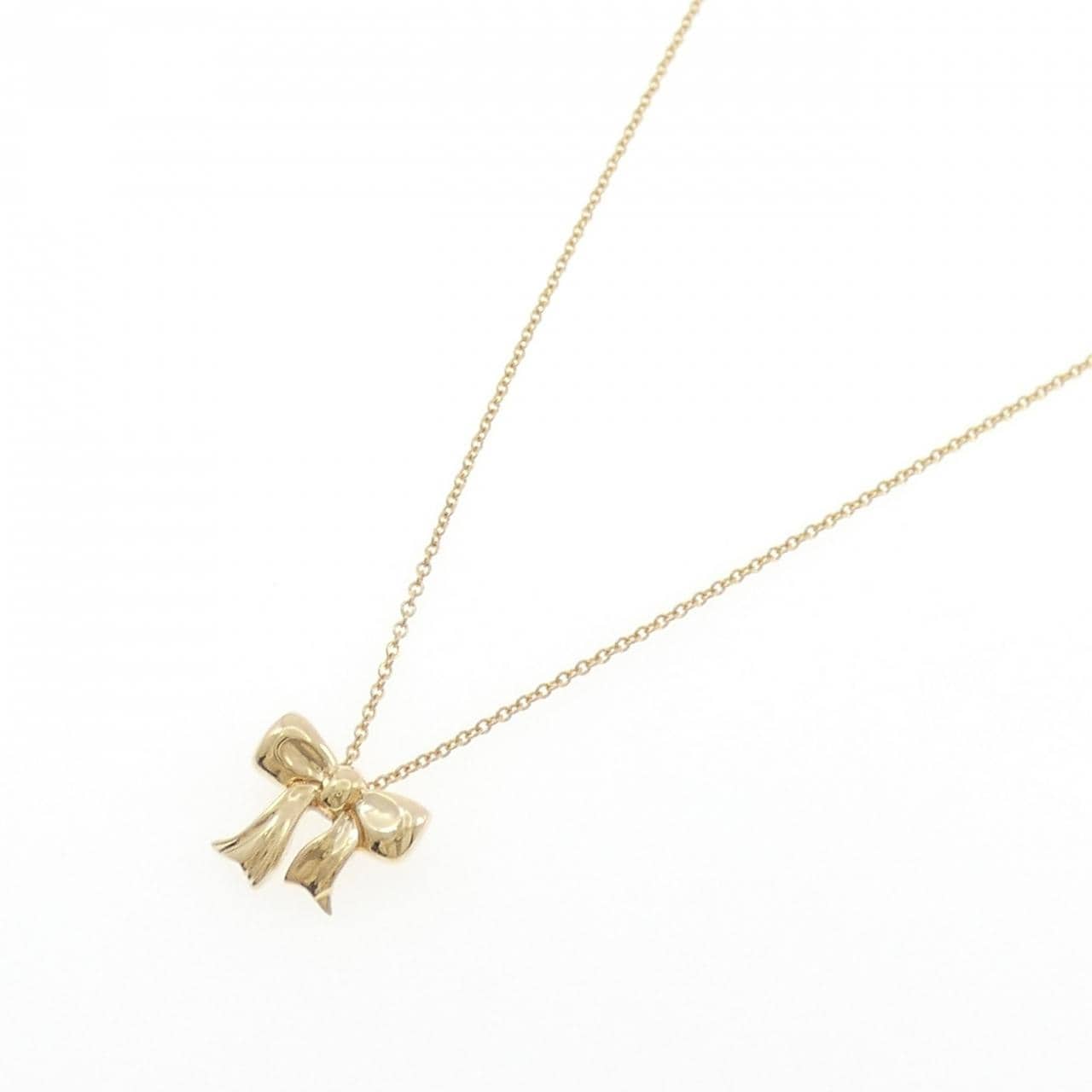 ティファニー ブルーボックスボウ ネックレス