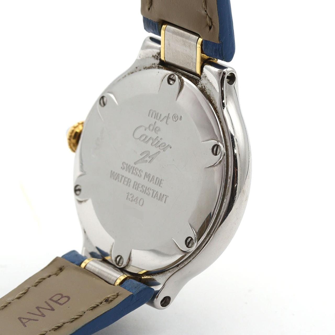 【ノーメンテナンス還元価格】カルティエ マスト21SM コンビ W1007521 SSxYG クォーツ