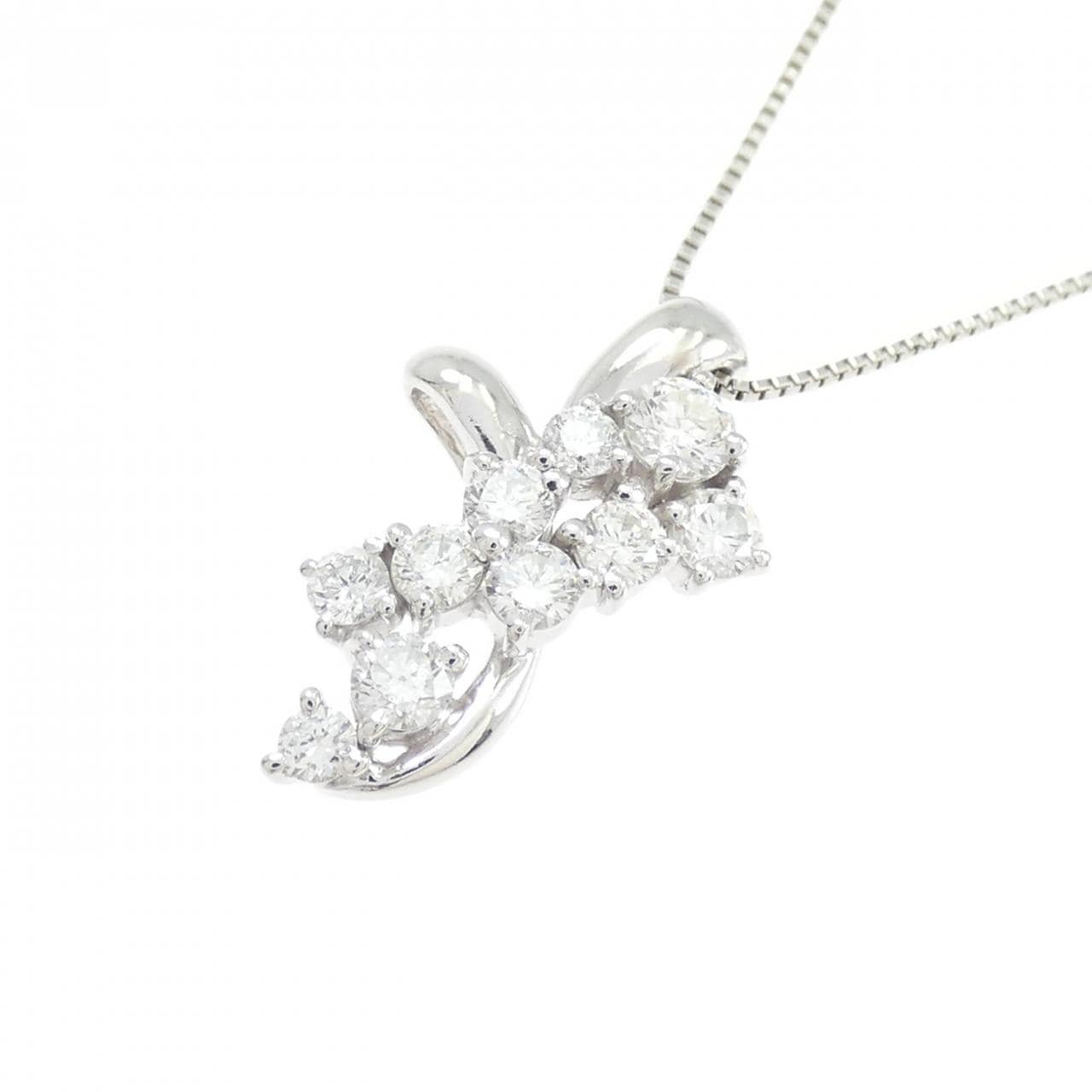 PT900/PT850 ダイヤモンド ネックレス 0.505CT