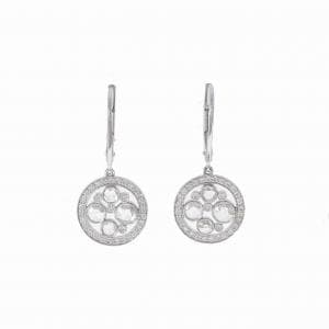 ティファニー コブルストーン ラウンド ピアス