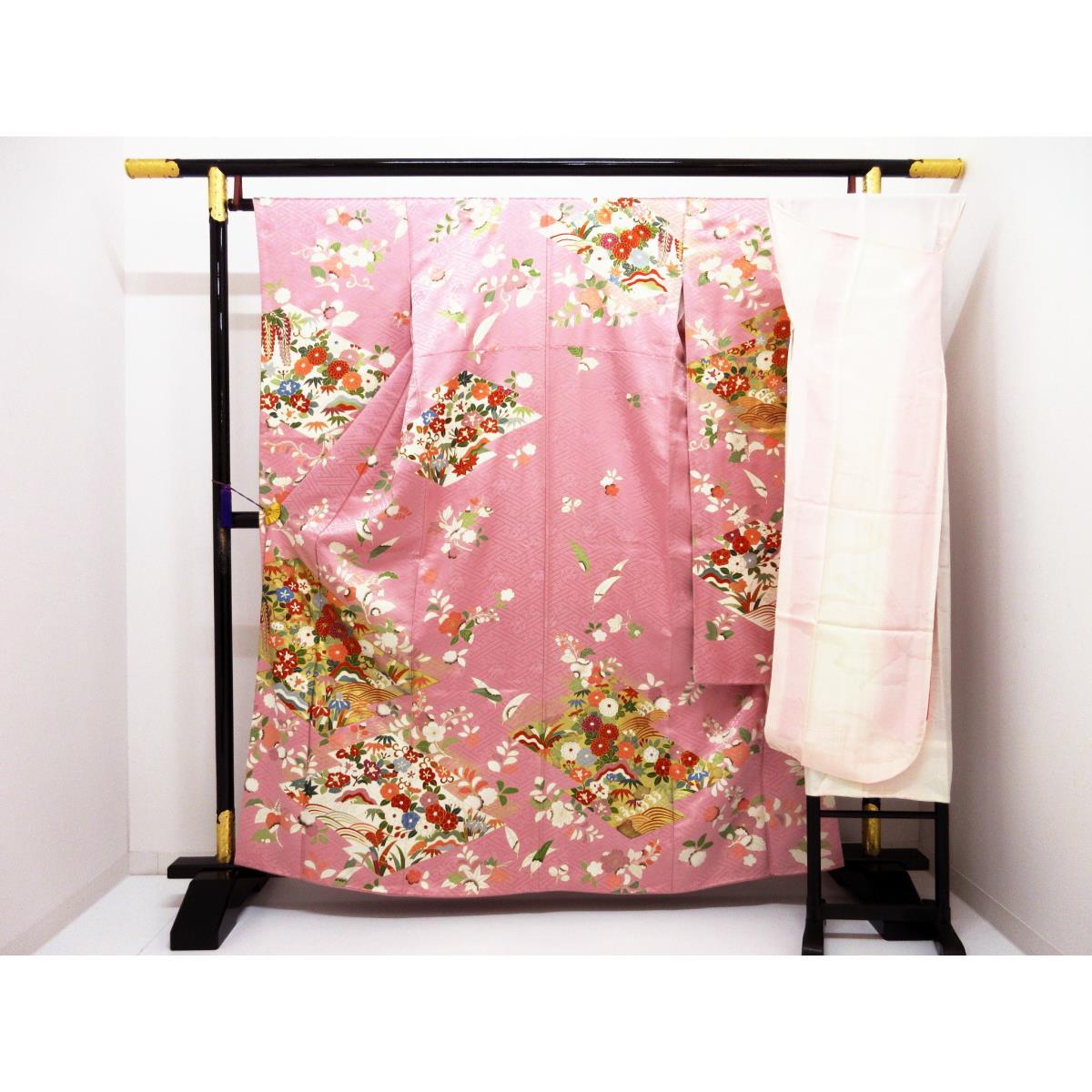 振袖【吉澤織物】吾妻徳穂　きもの・長襦袢　２点セット