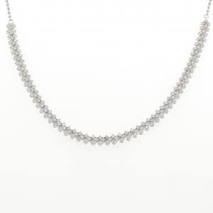 K18WG ダイヤモンド ネックレス 1.50CT
