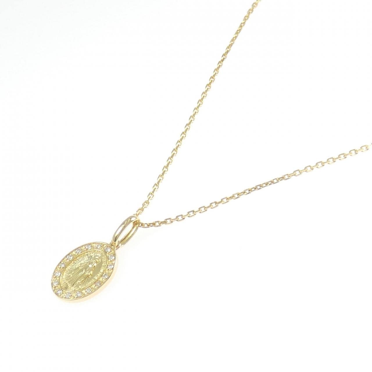 K18YG ダイヤモンド ネックレス 0.19CT