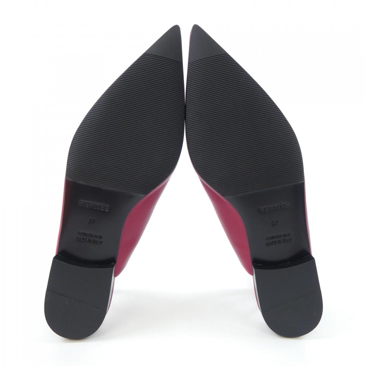 エルメス HERMES ラヴリー ケリーバックル 252128Z フラットシューズ