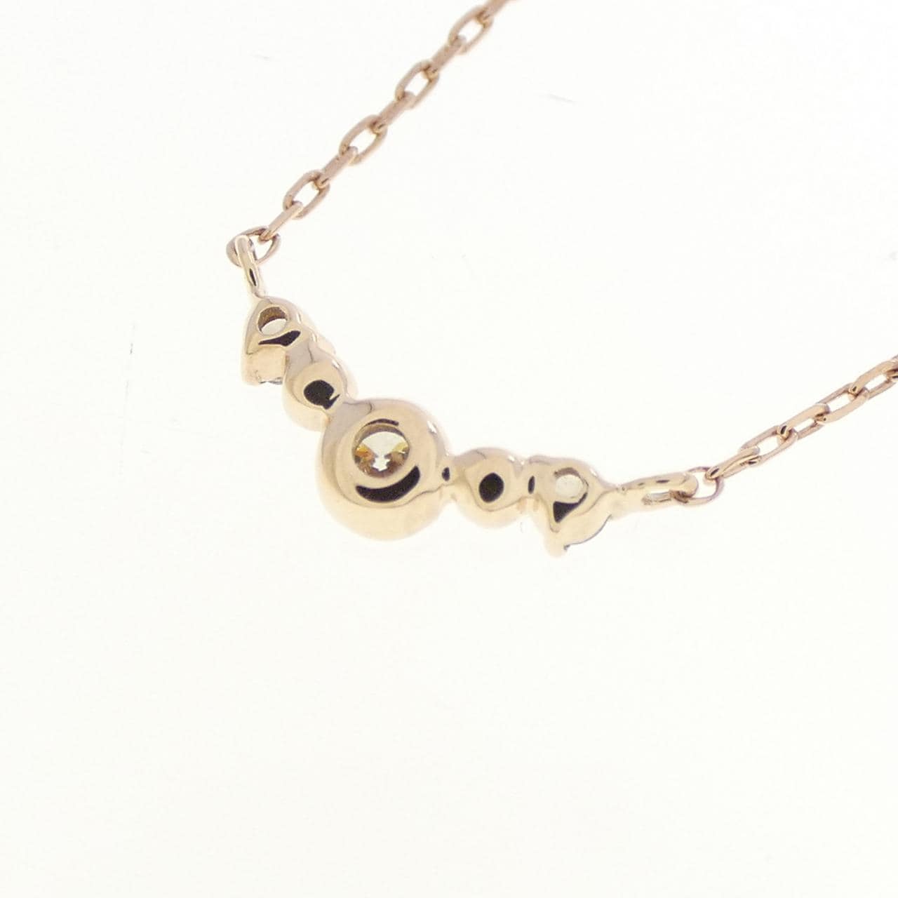 K10PG ダイヤモンド ネックレス 0.04CT