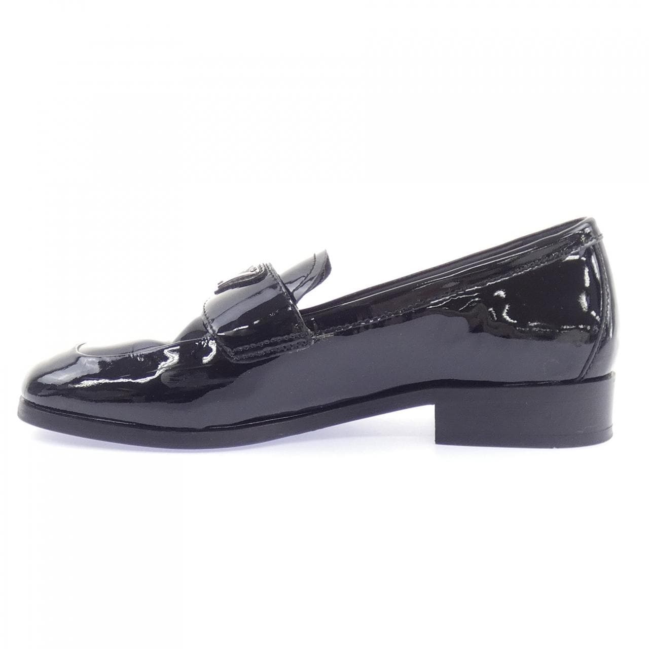 プラダ PRADA パテントレザーローファー 1D168N トライアングルロゴ シューズ