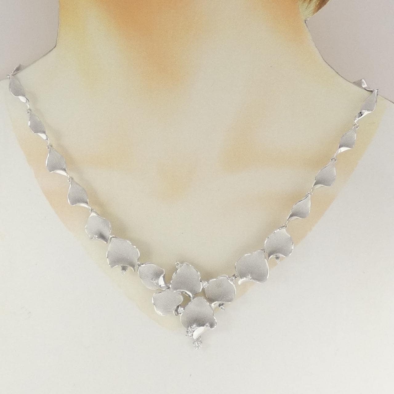タムラシュンイチ ダイヤモンド ネックレス 0.77CT