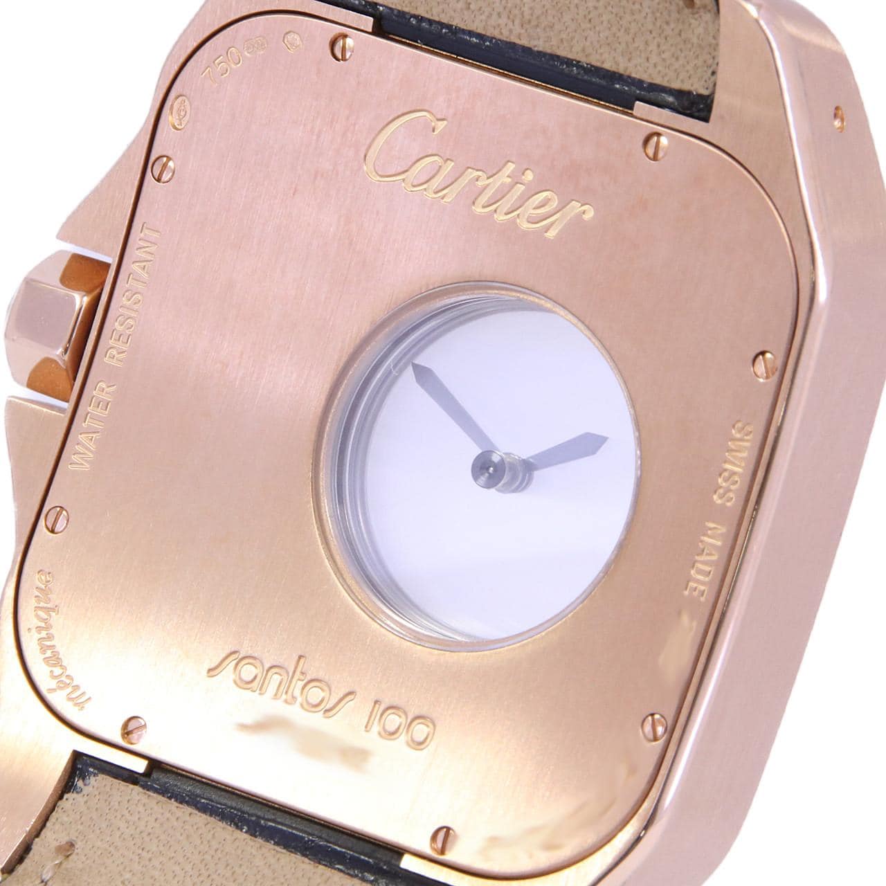 Cartier Santos 100LX Mysterious PG LIMITED W20115Y1 Manual Winding