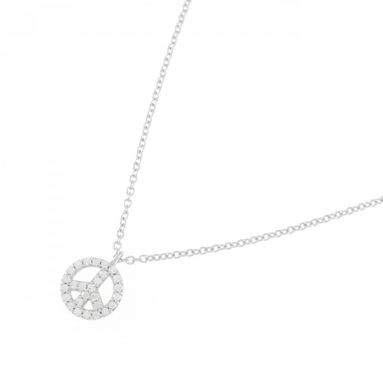 TIFFANY Metro Peace Sign Mini Necklace