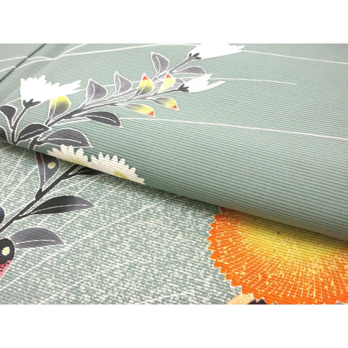 単衣　駒絽訪問着【羽田登喜男】