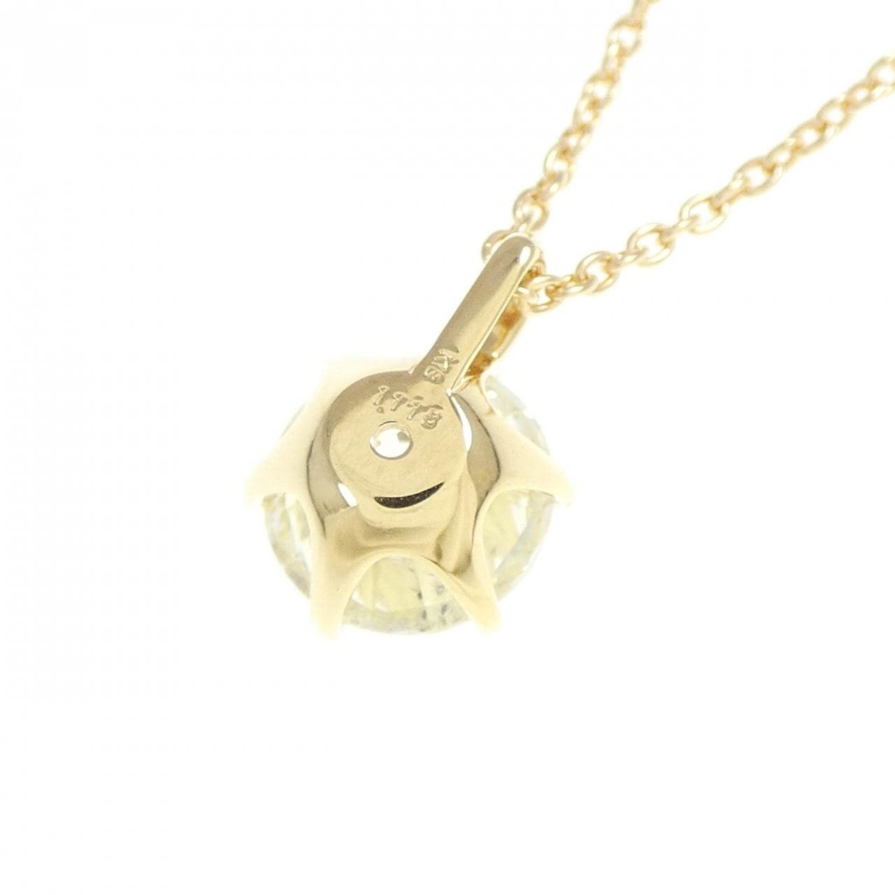 【リメイク】K18YG ダイヤモンド ネックレス 1.118CT VLY I1 VG