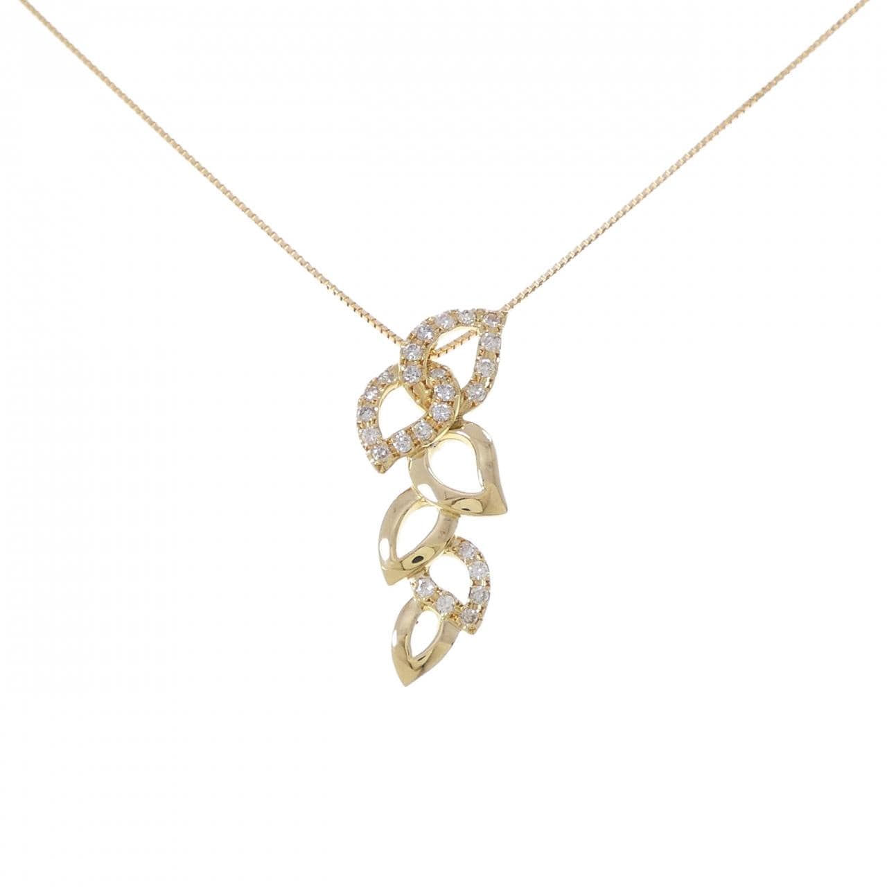 K18YG ダイヤモンド ネックレス 0.50CT