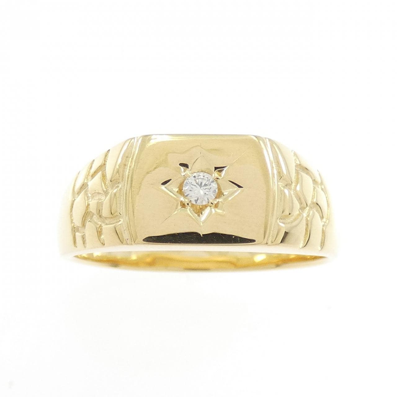 【新品】K18YG ダイヤモンド リング 0.05CT
