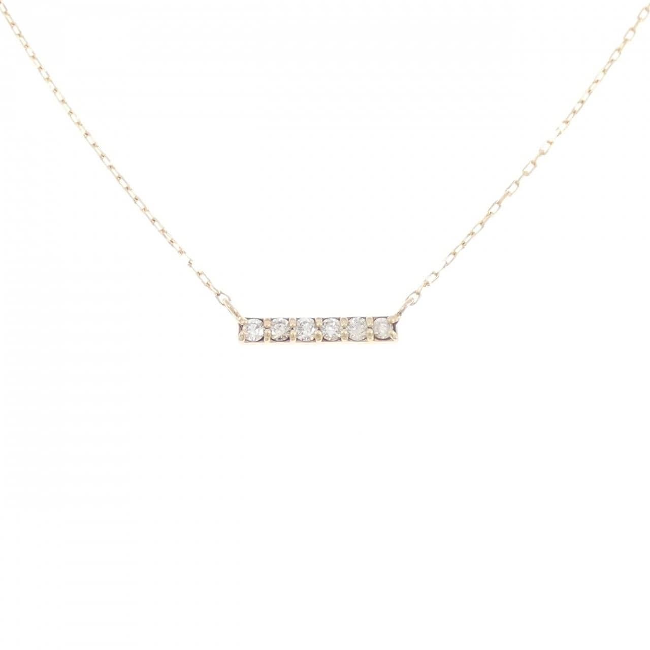 K10YG ダイヤモンド ネックレス 0.10CT