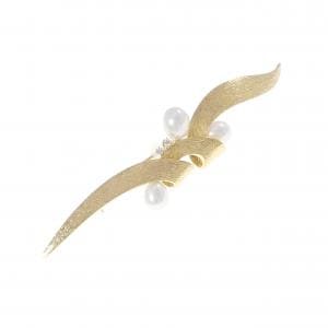 ミキモト 淡水パール ブローチ