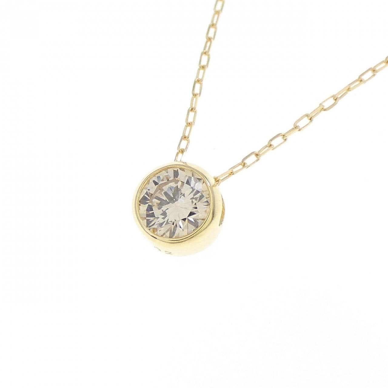 K18YG ダイヤモンド ネックレス 0.2CT