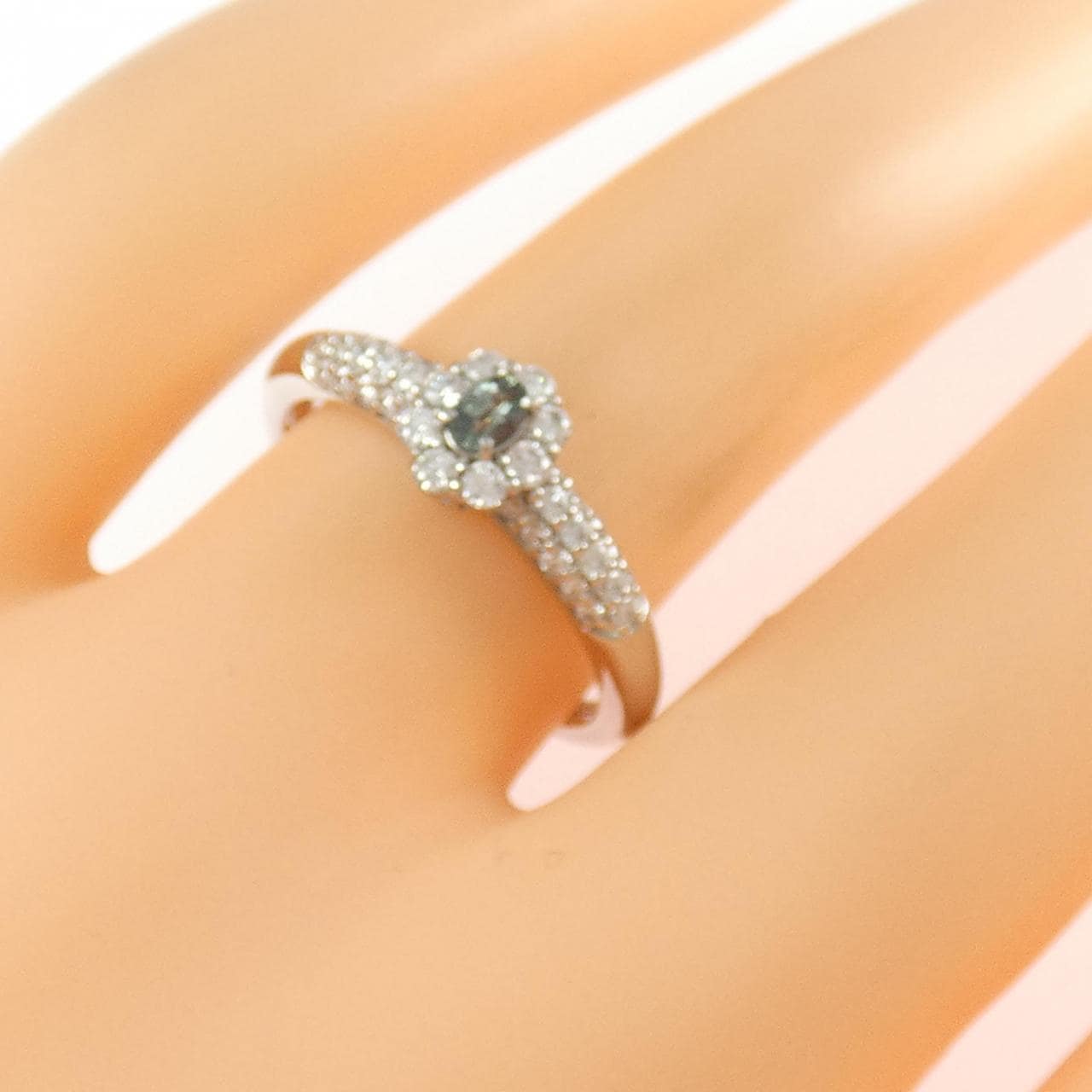 PT900 アレキサンドライト リング 0.08CT
