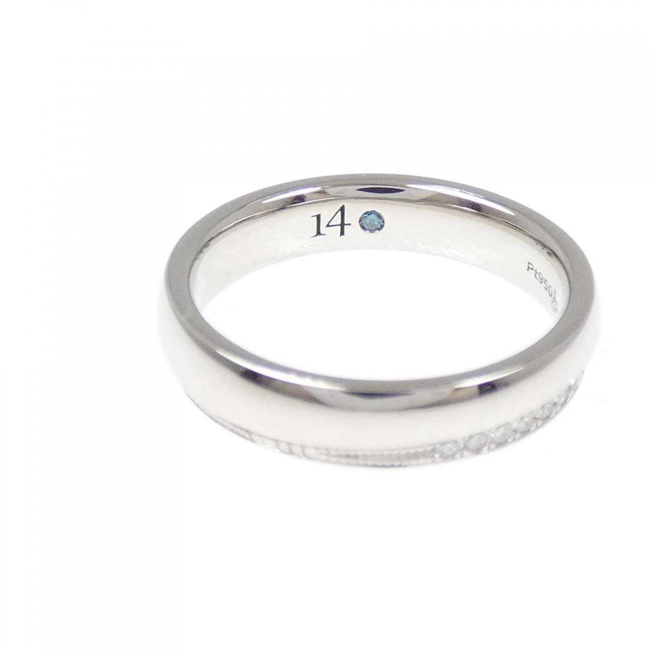 PT950 ダイヤモンド リング 0.125CT