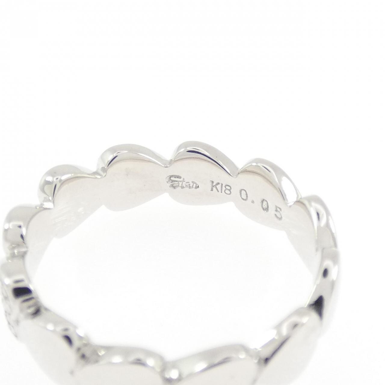 スタージュエリー ハート ダイヤモンド ピンキーリング 0.05CT