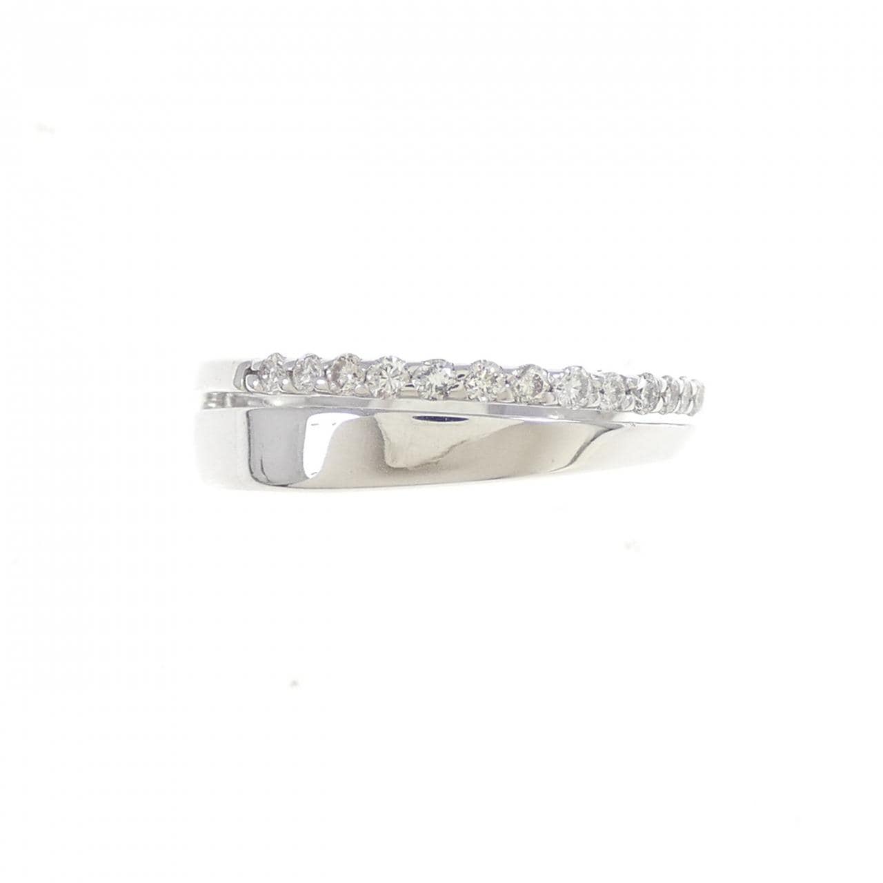 K18WG ダイヤモンド リング 0.13CT