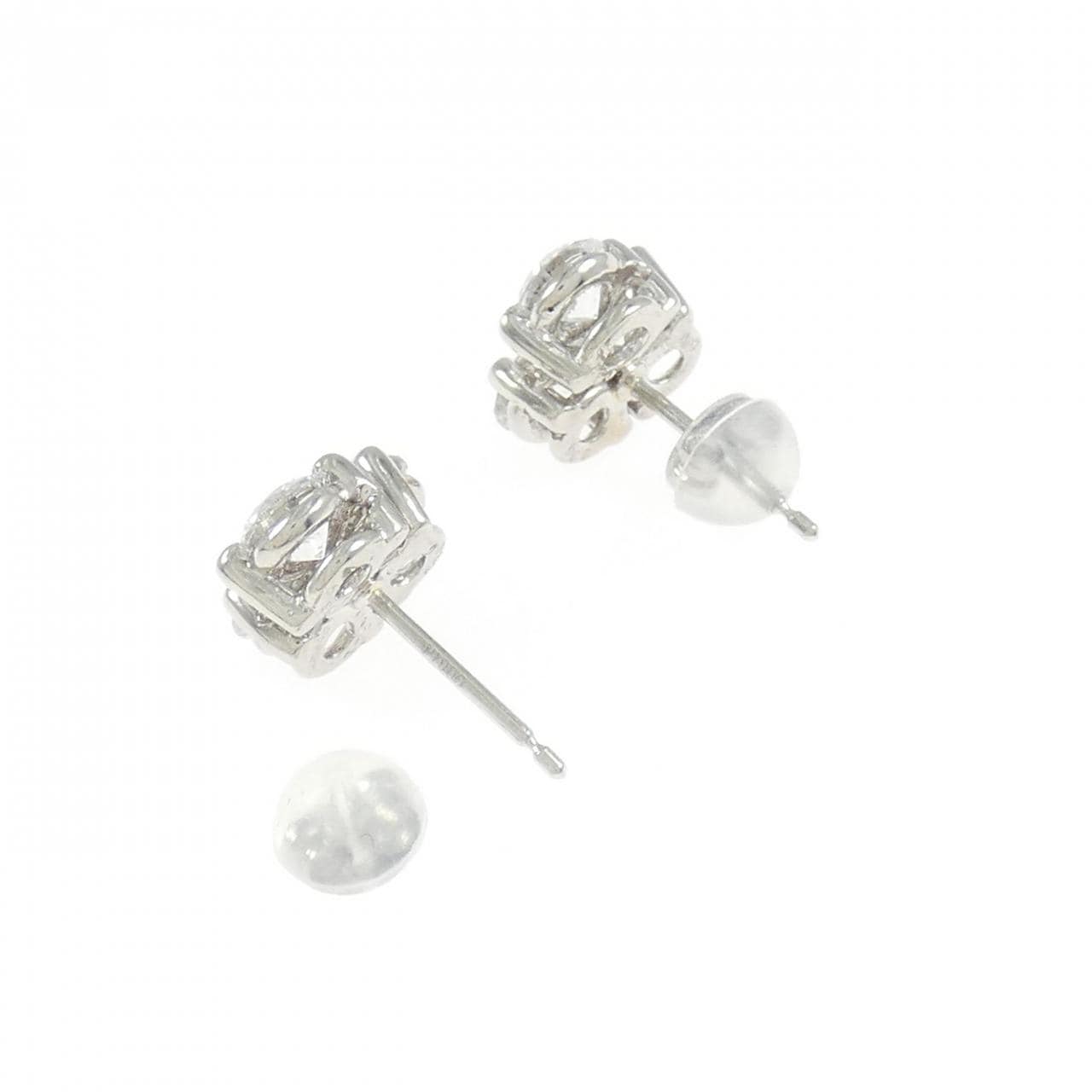 PT900 ダイヤモンド ピアス 2.019CT
