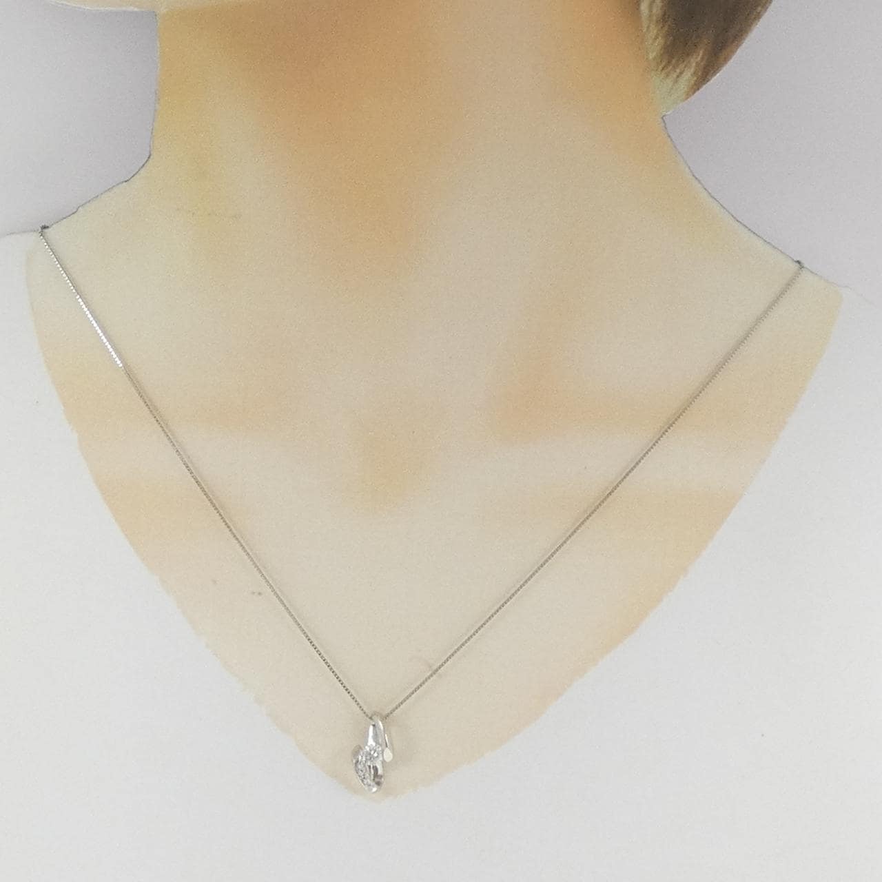 PT900/PT850 ダイヤモンド ネックレス 0.373CT
