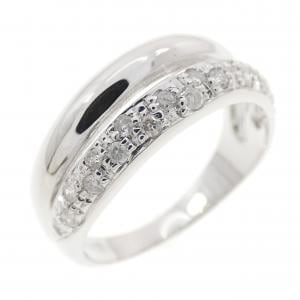 K14WG ダイヤモンド リング 0.16CT