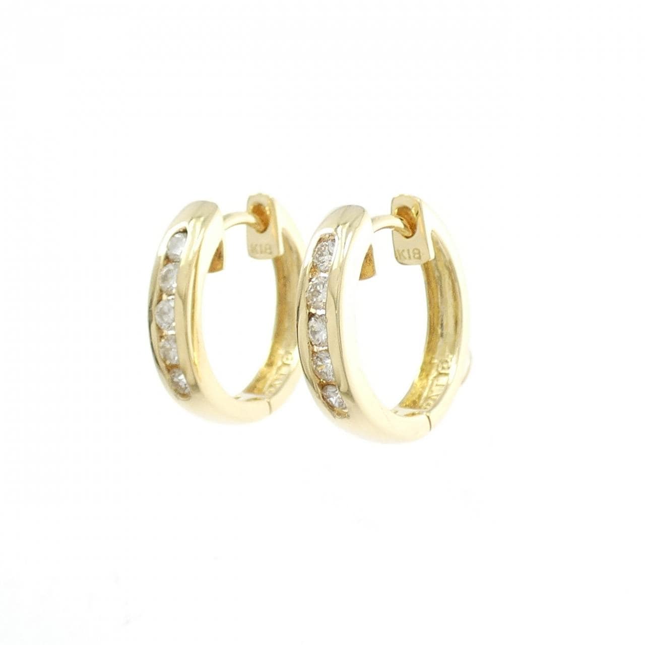 K18YG ダイヤモンド ピアス 0.30CT