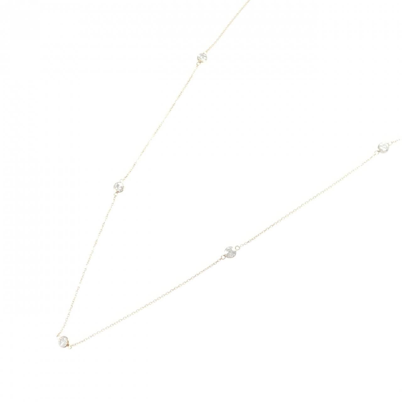 K18YG ダイヤモンド ネックレス 0.50CT