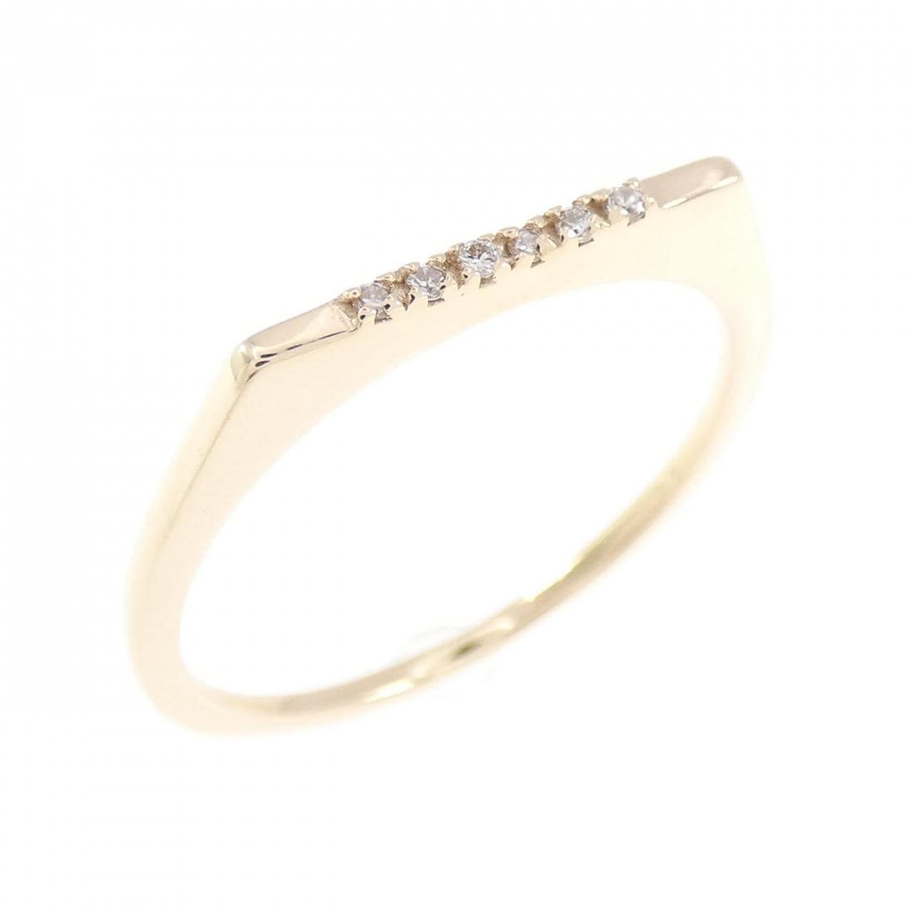 K10YG ダイヤモンド リング 0.03CT