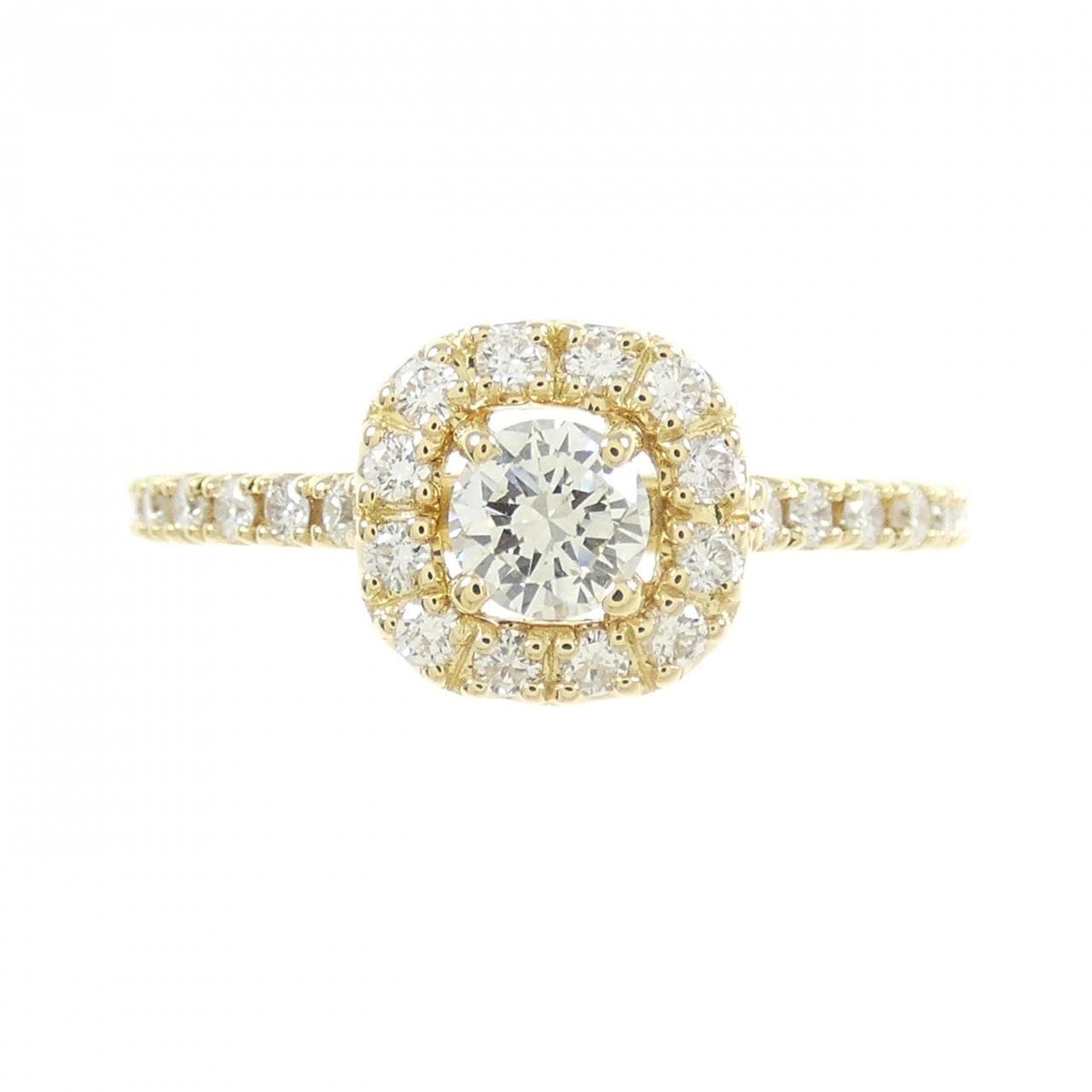K18YG ダイヤモンド リング 0.232CT