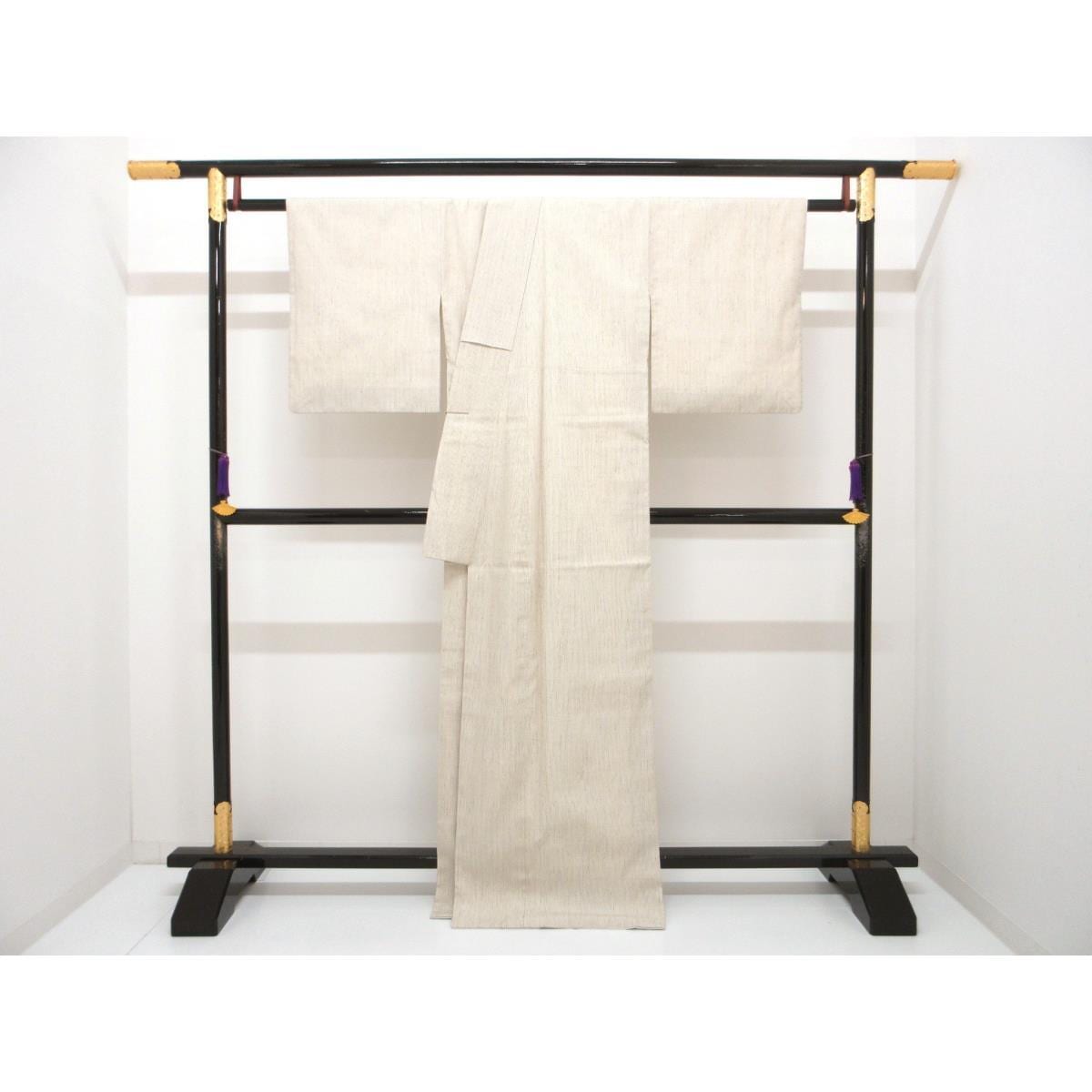 紬　証紙付　身幅Ｌ寸【本場結城紬】