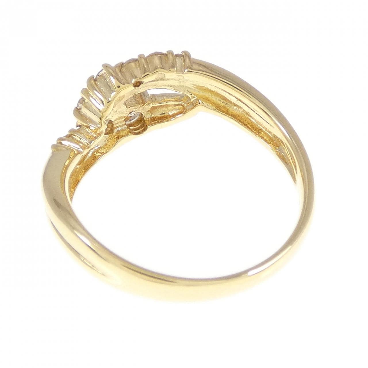 K18YG ダイヤモンド リング 0.32CT
