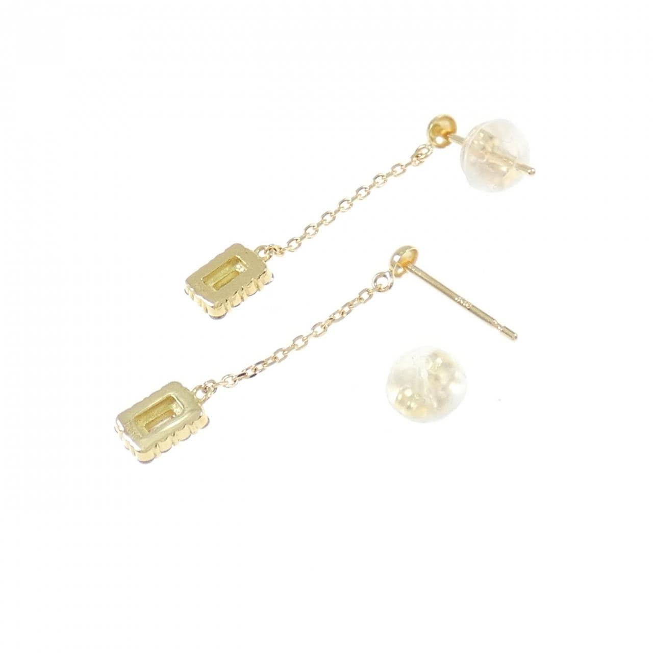 【新品】K18YG ダイヤモンド ピアス 0.20CT