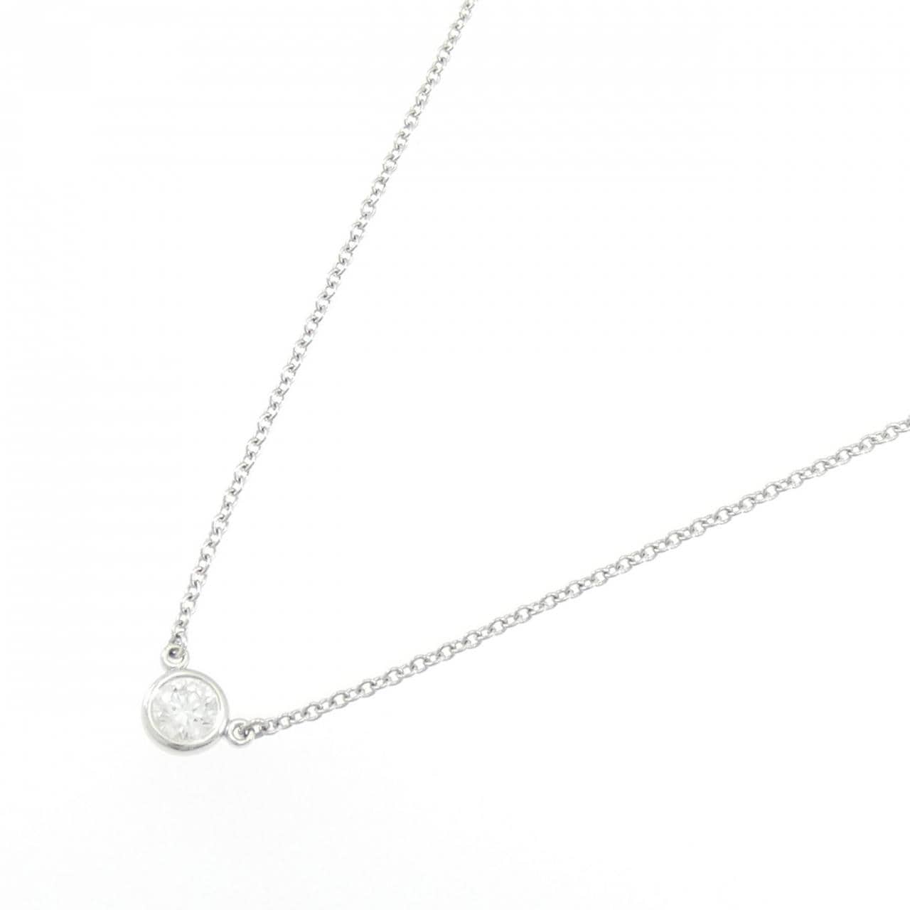 ティファニー バイザヤード ネックレス 0.19CT F VVS1 3EXT