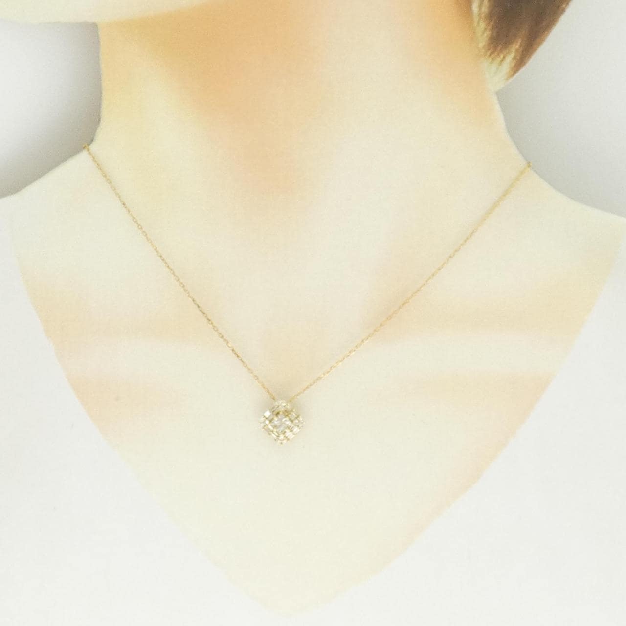 K18YG ダイヤモンド ネックレス 0.50CT
