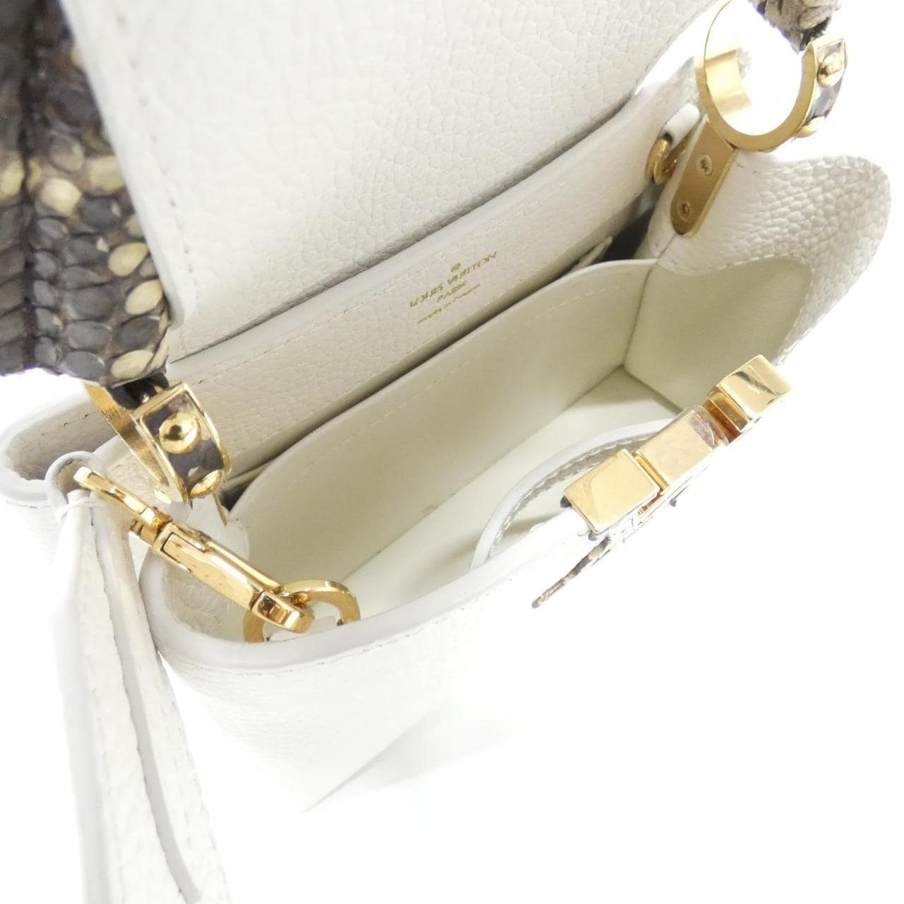 ルイヴィトン エキゾチック レザー カプシーヌ MINI N98477 バッグ